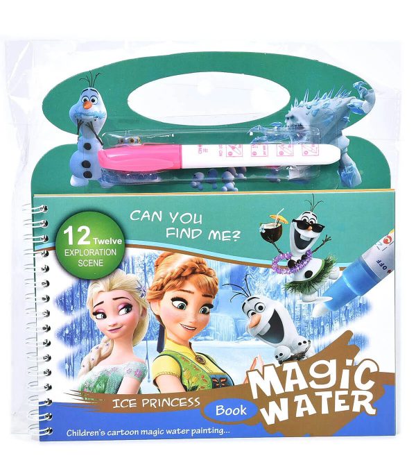 Magic Coloring Book With Water Pen(number Of Pages 4)random Color